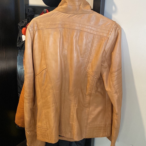 Danier Genuine Leather Moto Jacket - Picture 5 of 9